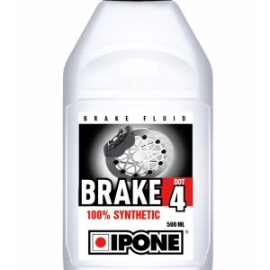IPONE PŁYN HAMULCOWY BRAKE FLUID DOT 4 500ML 100% SYNTETYK (ZGODNY RÓWNIEŻ Z DOT 3)