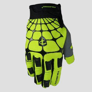 POLEDNIK RĘKAWICE / RĘKAWICZKI CROSS MODEL WEB MX KOLOR CZARNY/ŻÓŁTY FLUO